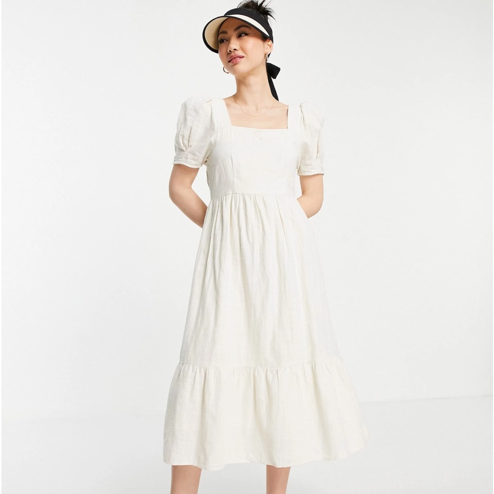 cotton midi dress